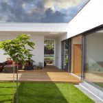 indoor outdoor living with walls removed