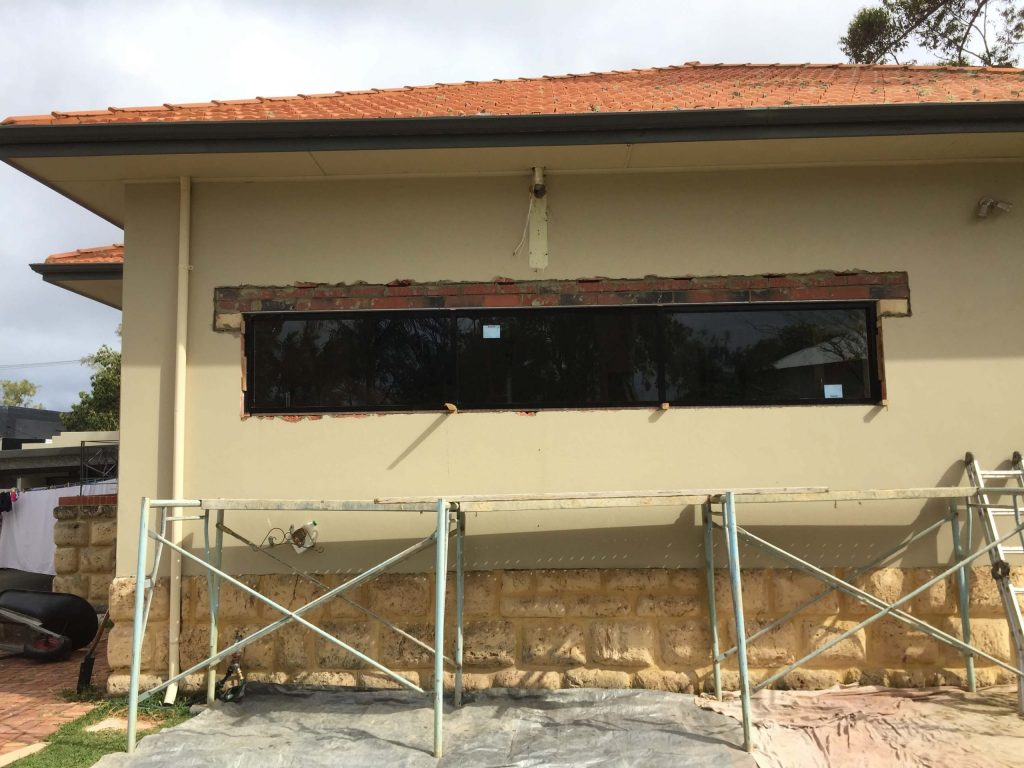 large window construction