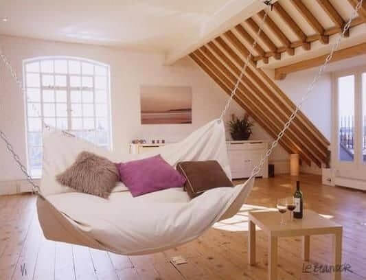 hanging bed