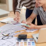 looking over renovation plans