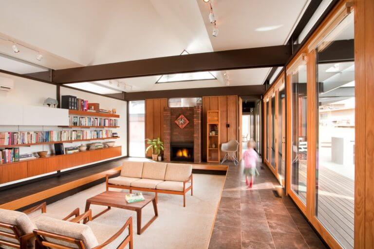 sunken living space